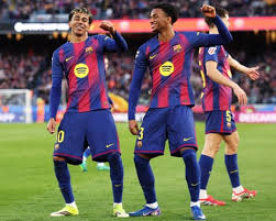 European football: Lamine Yamal sends Barcelona clear, Dortmund close gap on Bayern