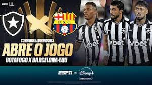 Botafogo x Barcelona-EQU: onde assistir ao vivo, prováveis escalações e a live especial pré-jogo na Libertadores
