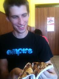 Tom overly excited about Vegemite - JCTOMVEG