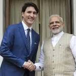 With Canada Justin Trudeau side,