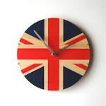 M: Union Jack British Style Wall Clock - Keep Calm