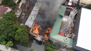 Sunog sa West Riverside, Brgy San Antonio, Quezon City September 13, 2024 8:30 AM | Drone Guy PH | Facebook