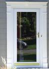 Screen doors with glass