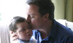 How Ivan Cameron influenced his father&#39;s politics - David-Cameron-with-son-Iv-001