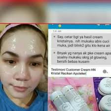 Hasil gambar untuk Cream HN Crystal Asli