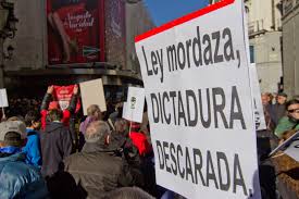 Resultado de imagen de Ley Mordaza