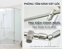 Hình ảnh về Cấu tạo phòng tắm kính góc 135 độ cánh mở