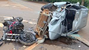Motociclista sofre amputação em acidente e é salvo por policial de folga em MG