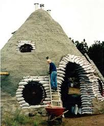Image result for earth bag houses