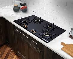 Image of modern Bosch gas cooker range in kitchen setting