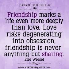 Thought For The Day on Friendship and Love - Inspirational Quotes ... via Relatably.com