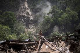 Image result for nepal landslide