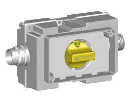 K2 Flush-mounting gas shut-off valve with side connections ...