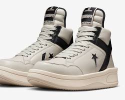 giày converse x rick owens drkshdw weapon 'beige black' a06758c