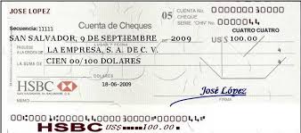 Resultado de imagen para cheque fiscal caracteristicas