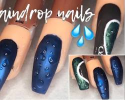 Image de Raindrop Nail Art