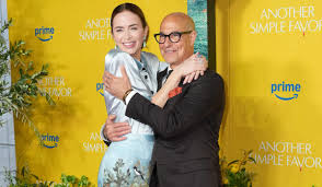 Emily Blunt and Stanley Tucci Reunite for 'Another Simple Favor' Premiere