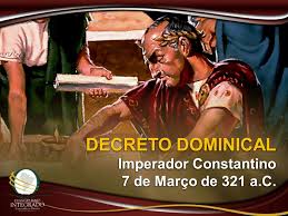 Resultado de imagem para decreto dominical