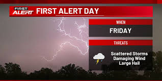 FIRST ALERT: Strong to severe storms possible tonight