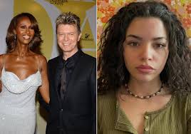 David Bowie and Lexi Jones