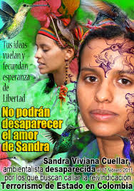 La ambientalista Sandra Viviana Cuellar, mujer comprometida con la naturaleza y la cultura, fue desaparecida por aquellos que “desaparecen” a los que ... - sandra_viviana_cuellar_no_desaparecera_web