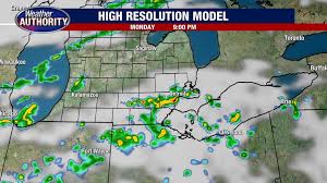 Thunderstorms take aim at Southeast Michigan Monday night