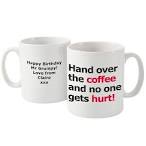 Personalised coffee mugs