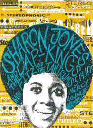 Sharon Jones Afro. Sharon Jones Concert Poster Concert poster for Sharon Jones and the Dap Kings. Design by Print Mafia. - 6a00d834515c9769e20133f22b9c83970b-pi