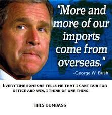 The Official George Bush Jr. Dumb Quotes Thread ~ no explanation ... via Relatably.com