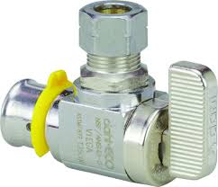 Item # 93511, PureFlow Press Stop Valve Angled Zero Lead, P ...