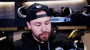 Michael Carcone and the Mammoth’s first home playoff breakthrough