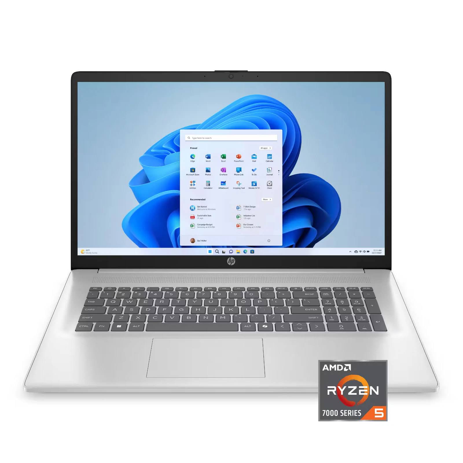 HP 17-cp2025dx 17.3" Laptop AMD Ryzen 5 7520U