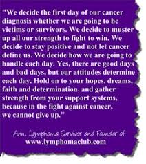 Cancer Survivor Quotes on Pinterest | Hodgkin&#39;s Lymphoma, Non ... via Relatably.com