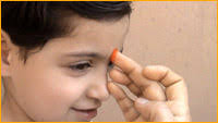 Image result for tilak on forehead