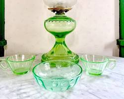 Image of uranium glass pictures