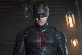 Charlie Cox posing as Matt Murdock in promotional material for Daredevil: Born Again