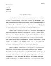 The Crucible Irony Essay - Michael Siragusa Mrs. Todd English 11R ... via Relatably.com