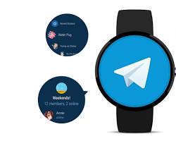 Telegram smartwatch app