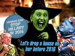 Image result for Hillary as a witch meme