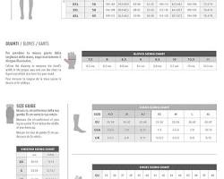 Image de Grille des tailles Ellesse pour hommes