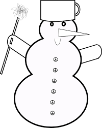 Image result for coloring book snowmen
