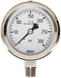 Amazon.com: WIKA 9768670 Industrial Pressure Gauge, Dry ...