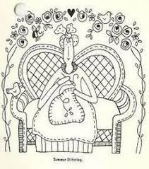 Résultat de recherche d'images pour "Redwork embroidery girls dress up"