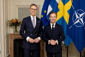 Statsministern tog emot Finlands president