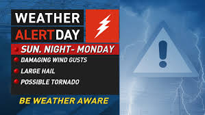 Significant Severe Weather potential Sunday night through Monday afternoon