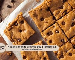 Image of National Blonde Brownie Day