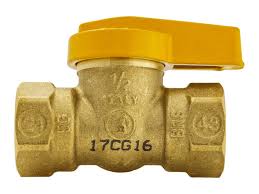 B & K 1/2" FIP x 1/2" FIP Gas Valve