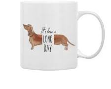 Afternoon Tea Dachshund mugの画像