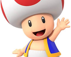 Toad (Super Mario) resmi