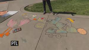 Pittsburgh Today Live meets sidewalk chalk!